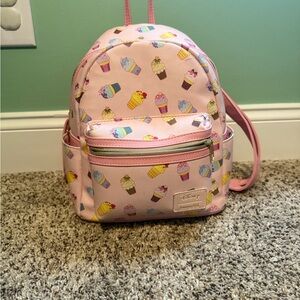 Disney Pink princess Cupcake Loungefly